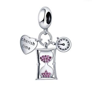 925 Sterling Silver Cherish Time Charm